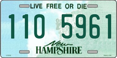NH license plate 1105961