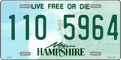 NH license plate 1105964