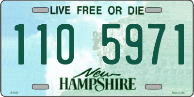 NH license plate 1105971