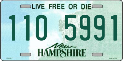 NH license plate 1105991