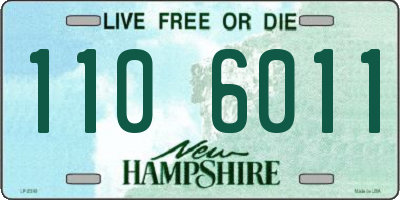 NH license plate 1106011