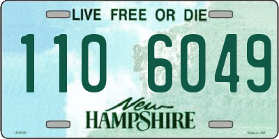 NH license plate 1106049
