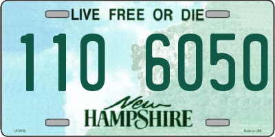 NH license plate 1106050