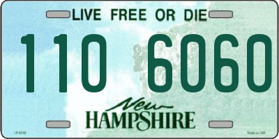 NH license plate 1106060