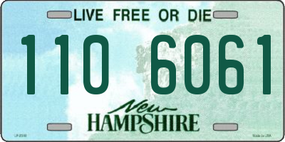 NH license plate 1106061