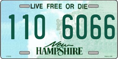 NH license plate 1106066