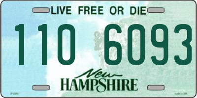 NH license plate 1106093