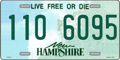 NH license plate 1106095