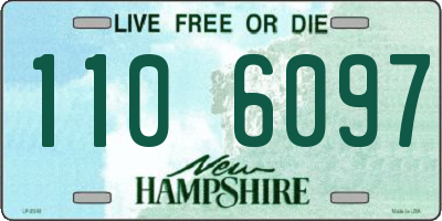 NH license plate 1106097