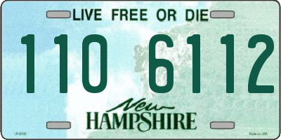 NH license plate 1106112
