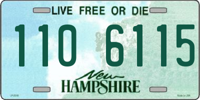 NH license plate 1106115