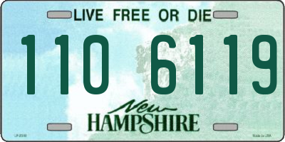 NH license plate 1106119