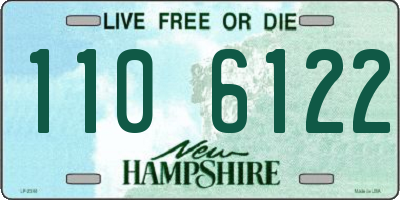 NH license plate 1106122