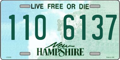 NH license plate 1106137