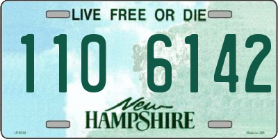 NH license plate 1106142