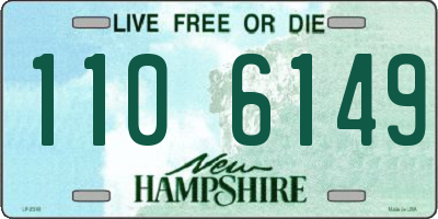 NH license plate 1106149