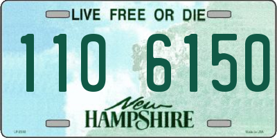 NH license plate 1106150
