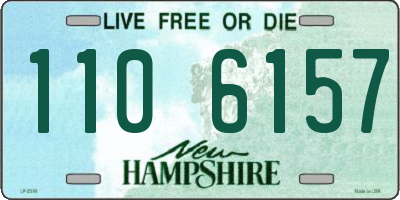 NH license plate 1106157