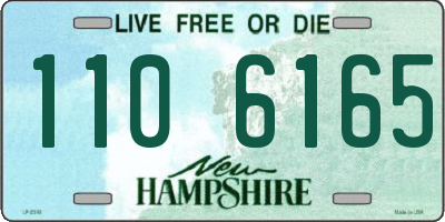 NH license plate 1106165
