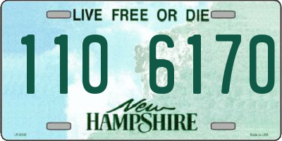 NH license plate 1106170