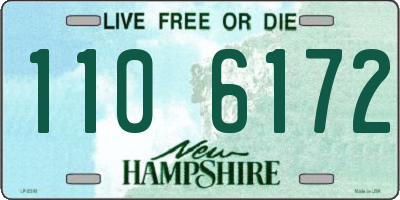 NH license plate 1106172