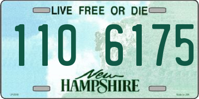 NH license plate 1106175