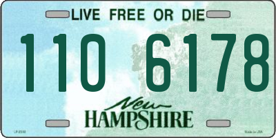 NH license plate 1106178