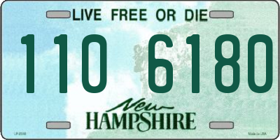 NH license plate 1106180