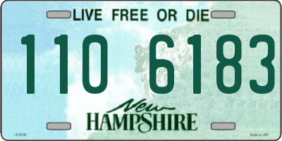 NH license plate 1106183