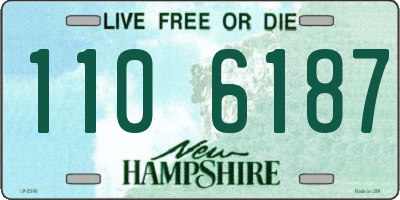 NH license plate 1106187