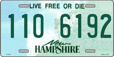 NH license plate 1106192