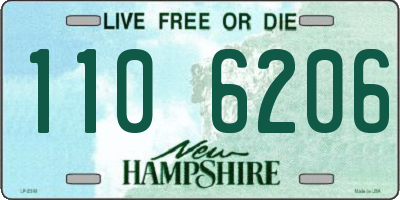 NH license plate 1106206