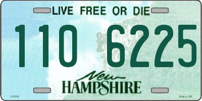 NH license plate 1106225