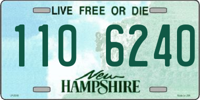 NH license plate 1106240