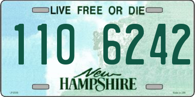 NH license plate 1106242