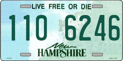 NH license plate 1106246