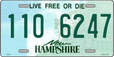 NH license plate 1106247