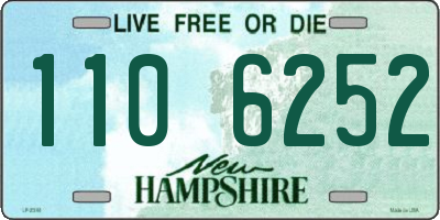 NH license plate 1106252