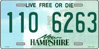 NH license plate 1106263