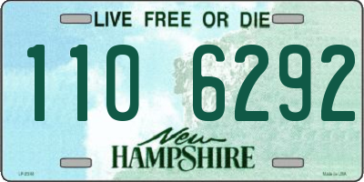 NH license plate 1106292