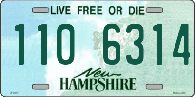 NH license plate 1106314