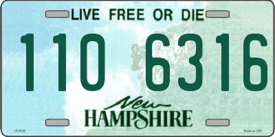 NH license plate 1106316