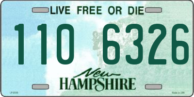 NH license plate 1106326