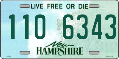 NH license plate 1106343