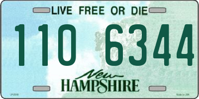 NH license plate 1106344
