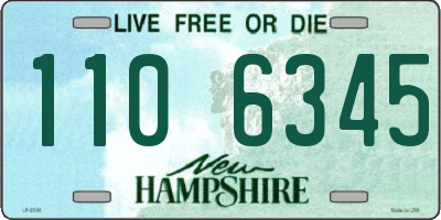 NH license plate 1106345