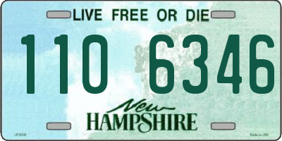 NH license plate 1106346