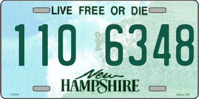 NH license plate 1106348
