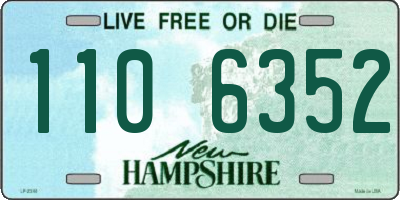 NH license plate 1106352
