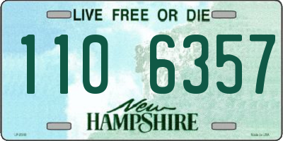 NH license plate 1106357